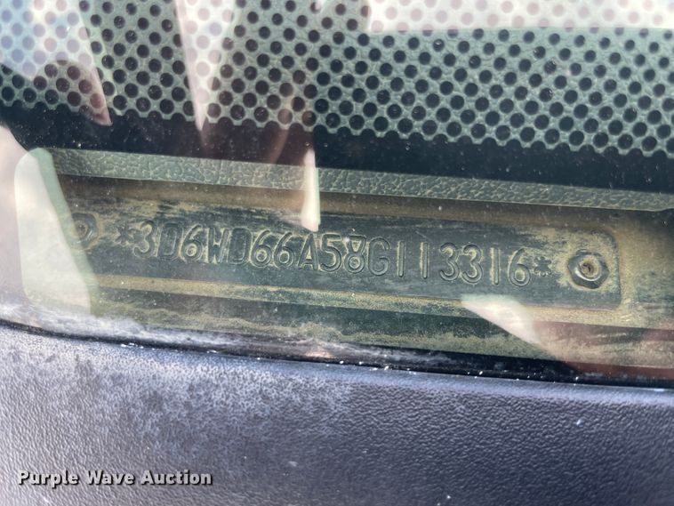 image for item KK9632 2008 Dodge Ram 4500  flatbed truck