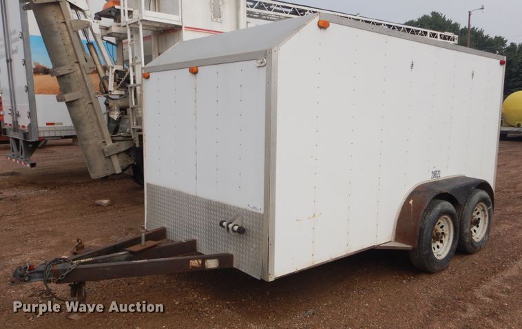 image for item KV9239 2001 Beckha-R  enclosed cargo trailer