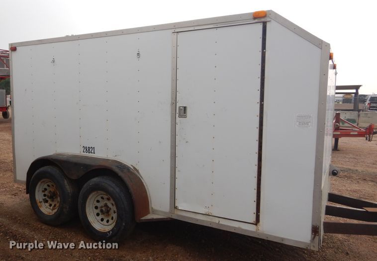image for item KV9239 2001 Beckha-R  enclosed cargo trailer