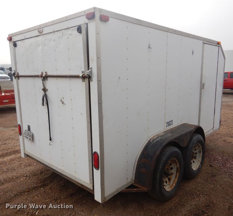 image for item KV9239 2001 Beckha-R  enclosed cargo trailer