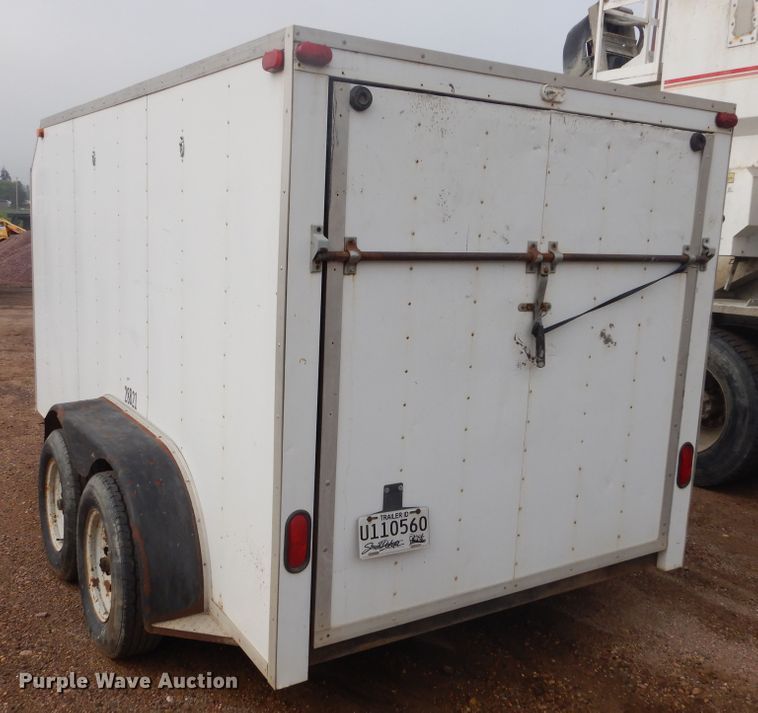 image for item KV9239 2001 Beckha-R  enclosed cargo trailer