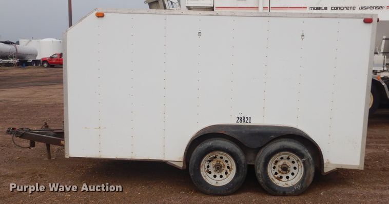 image for item KV9239 2001 Beckha-R  enclosed cargo trailer