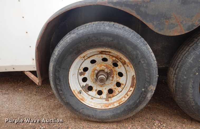 image for item KV9239 2001 Beckha-R  enclosed cargo trailer