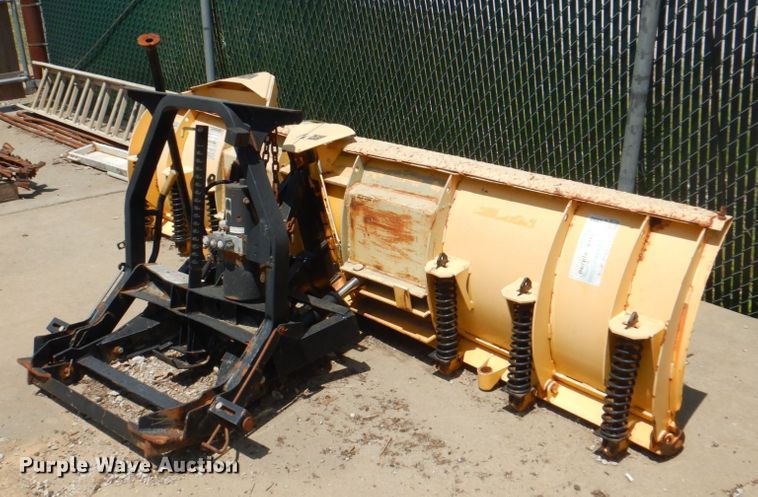 image for item KW9893 Fisher EZ-V  114"W snow plow