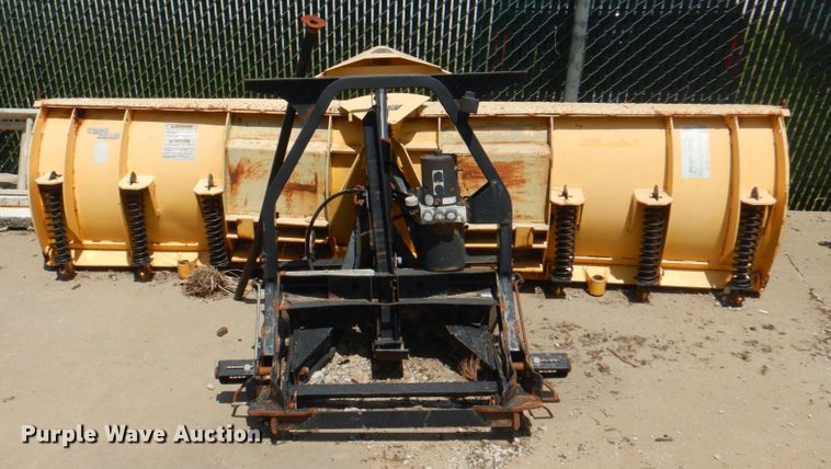 image for item KW9893 Fisher EZ-V  114"W snow plow