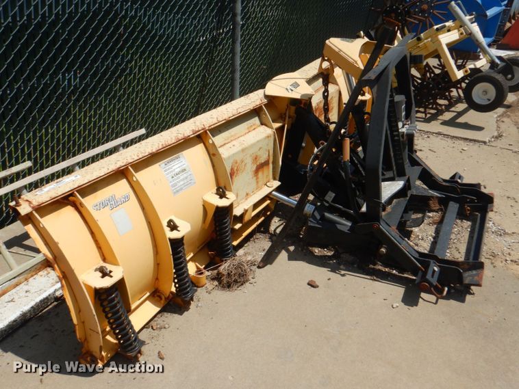 image for item KW9893 Fisher EZ-V  114"W snow plow