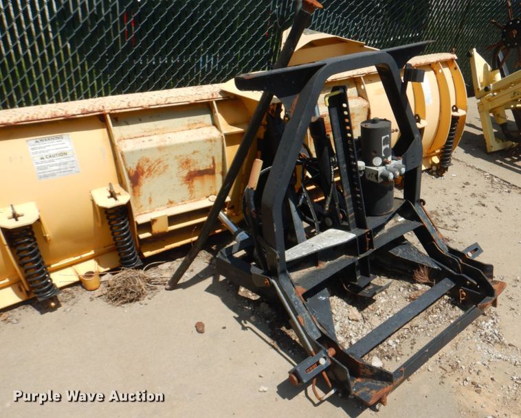 image for item KW9893 Fisher EZ-V  114"W snow plow