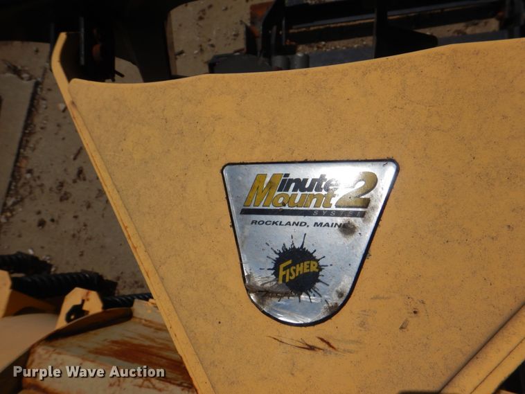 image for item KW9893 Fisher EZ-V  114"W snow plow