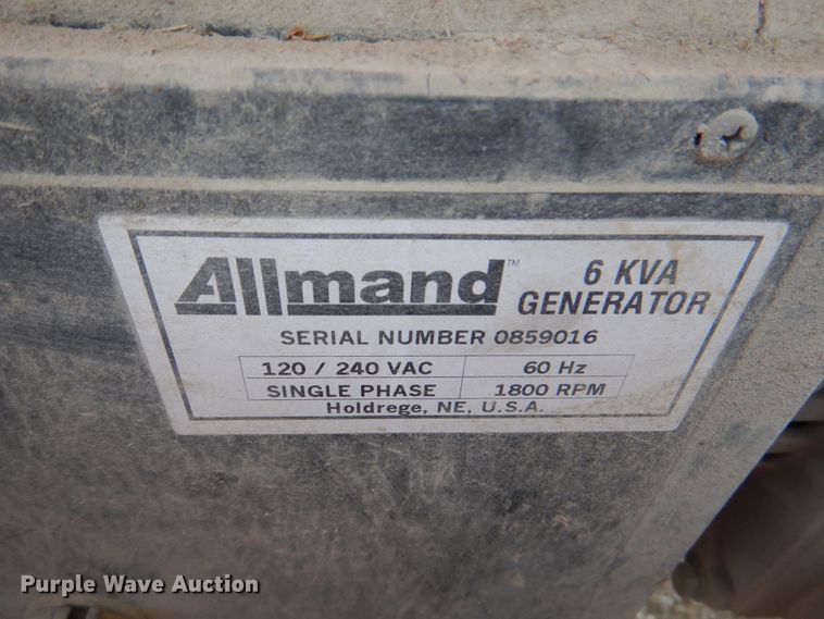 image for item KX9674 Allmand  light plant