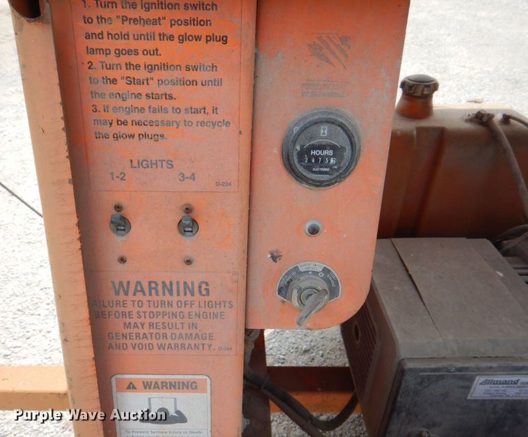 image for item KX9674 Allmand  light plant