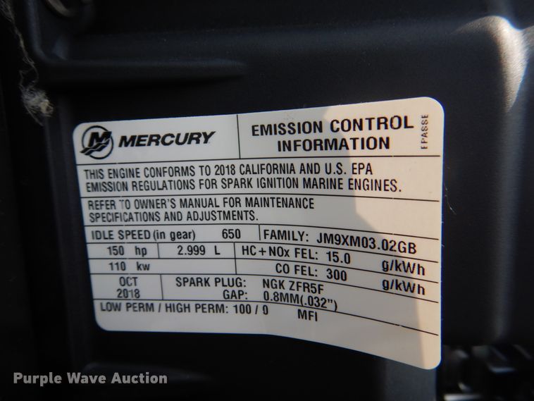 image for item KX9675 2019 Tracker Targa V18  boat