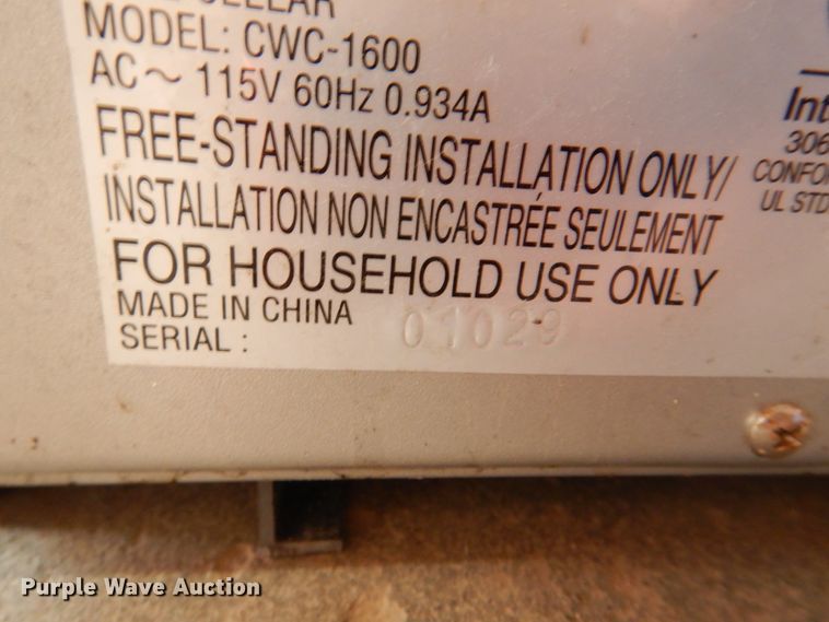 image for item KX9681 Cuisinart CWC-1600  wine fridge