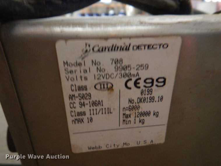 image for item KX9688 (2) Cardinal 708 scales