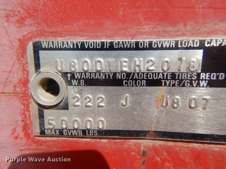 image for item DH5597 1987 Ford L9000  flatbed truck