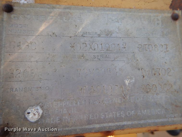 image for item DJ0487 1990 Caterpillar 613C  water wagon