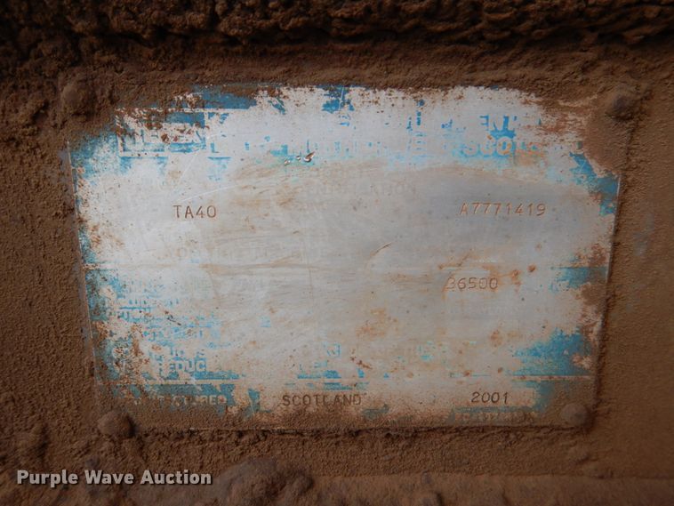 image for item DJ0497 2002 Terex TA40  haul truck