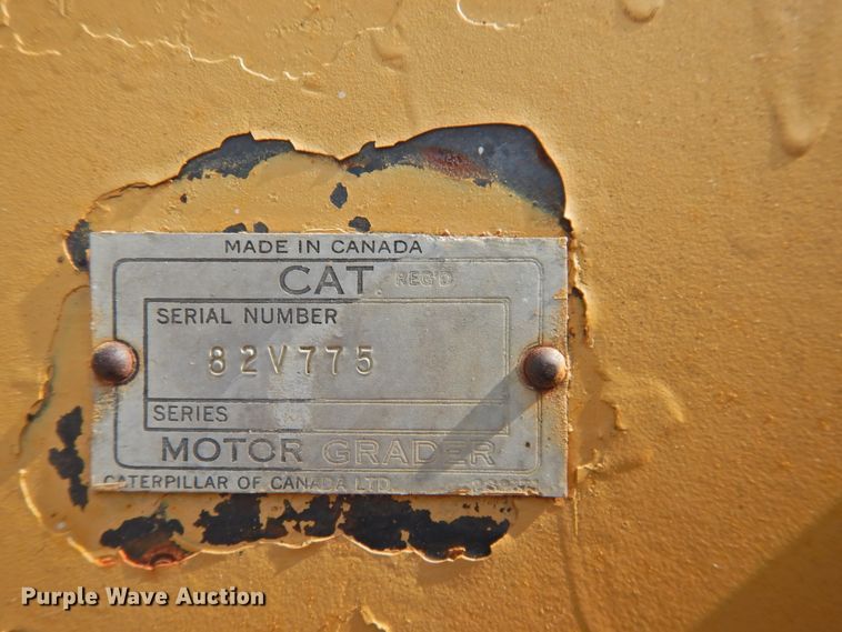 image for item DK2396 1977 Caterpillar 120G  motor grader