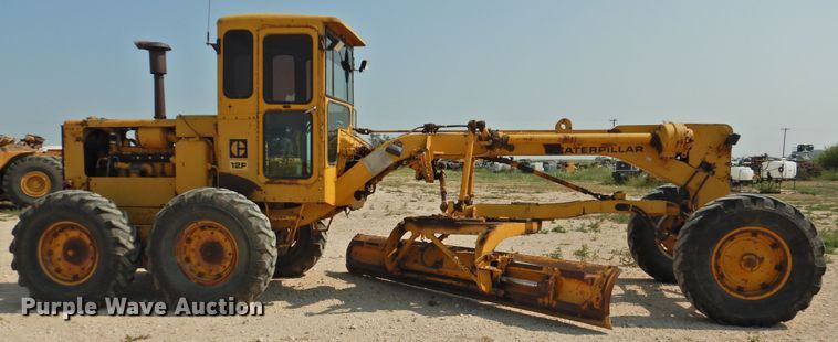 image for item DK2398 1969 Caterpillar 12F  rigid frame motor grader