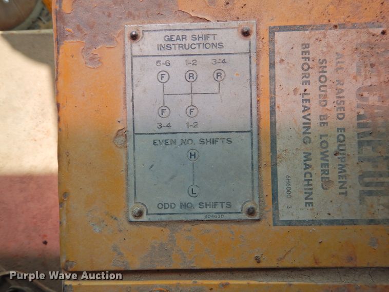 image for item DK2398 1969 Caterpillar 12F  rigid frame motor grader