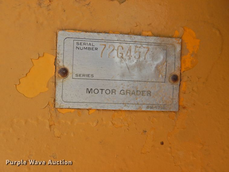 image for item DK2399 1970 Caterpillar 14E  rigid frame motor grader