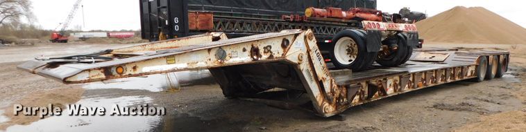 image for item DK8502 1994 Load King 403DFP  lowboy equipment trailer