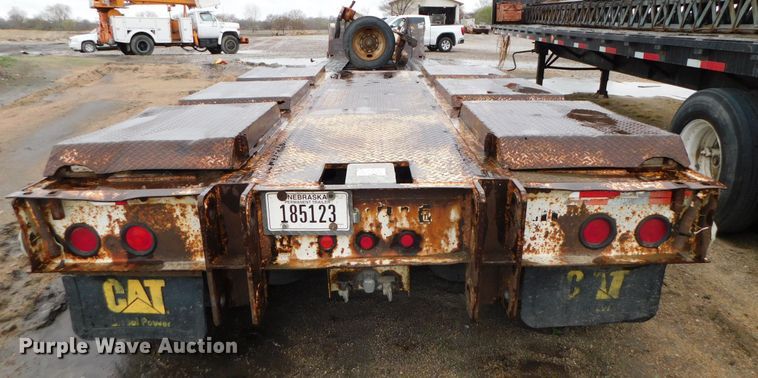 image for item DK8502 1994 Load King 403DFP  lowboy equipment trailer