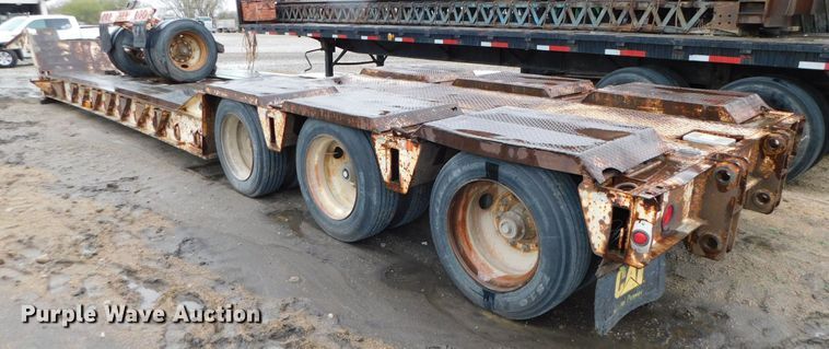 image for item DK8502 1994 Load King 403DFP  lowboy equipment trailer