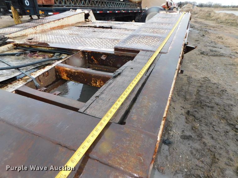 image for item DK8502 1994 Load King 403DFP  lowboy equipment trailer