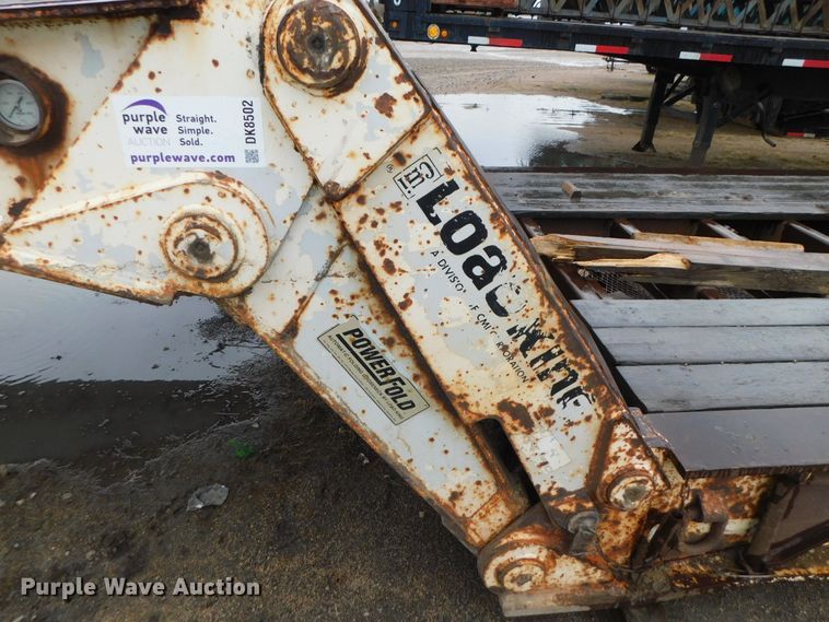 image for item DK8502 1994 Load King 403DFP  lowboy equipment trailer