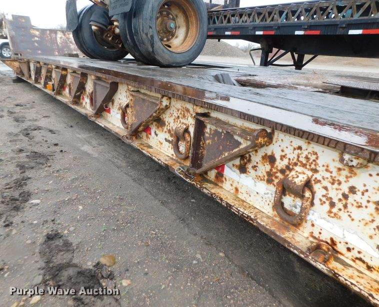 image for item DK8502 1994 Load King 403DFP  lowboy equipment trailer