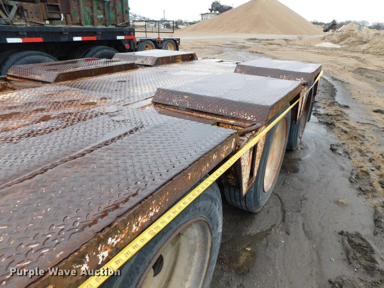 image for item DK8502 1994 Load King 403DFP  lowboy equipment trailer