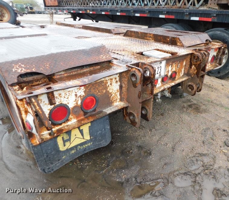 image for item DK8502 1994 Load King 403DFP  lowboy equipment trailer