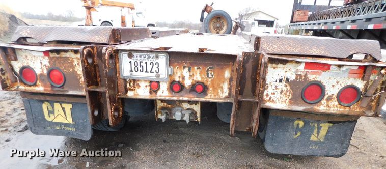 image for item DK8502 1994 Load King 403DFP  lowboy equipment trailer