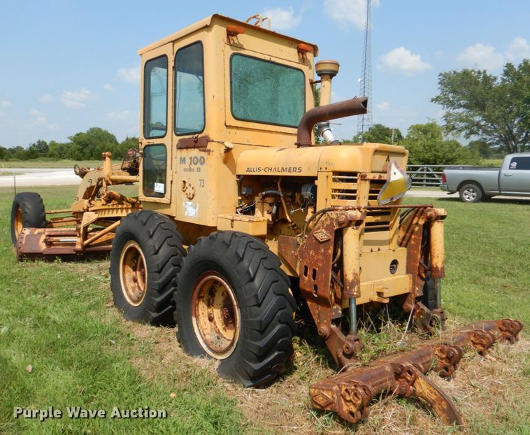 image for item DL0531 Allis-Chalmers M100 Series B  rigid frame motor grader