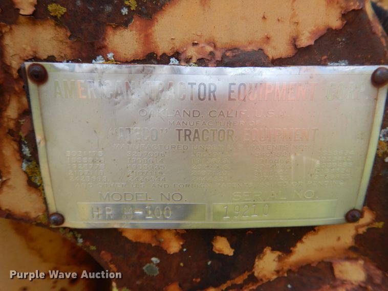 image for item DL0531 Allis-Chalmers M100 Series B  rigid frame motor grader