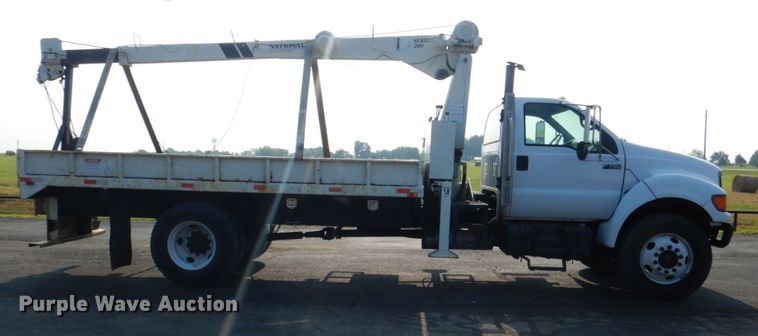 image for item DL4994 2003 Ford F750 Super Duty  crane truck