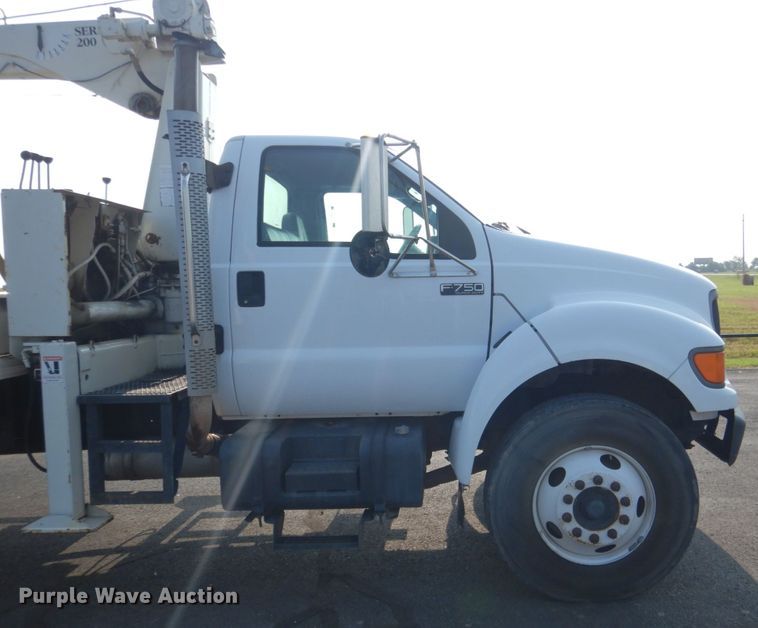 image for item DL4994 2003 Ford F750 Super Duty  crane truck