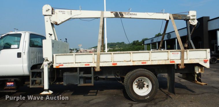 image for item DL4994 2003 Ford F750 Super Duty  crane truck