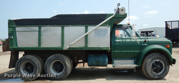 image for item DL5496 1971 Chevrolet C60  dump truck