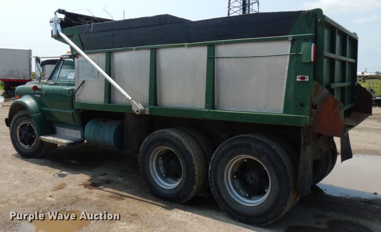 image for item DL5496 1971 Chevrolet C60  dump truck