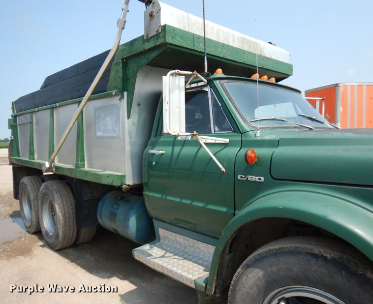 image for item DL5496 1971 Chevrolet C60  dump truck