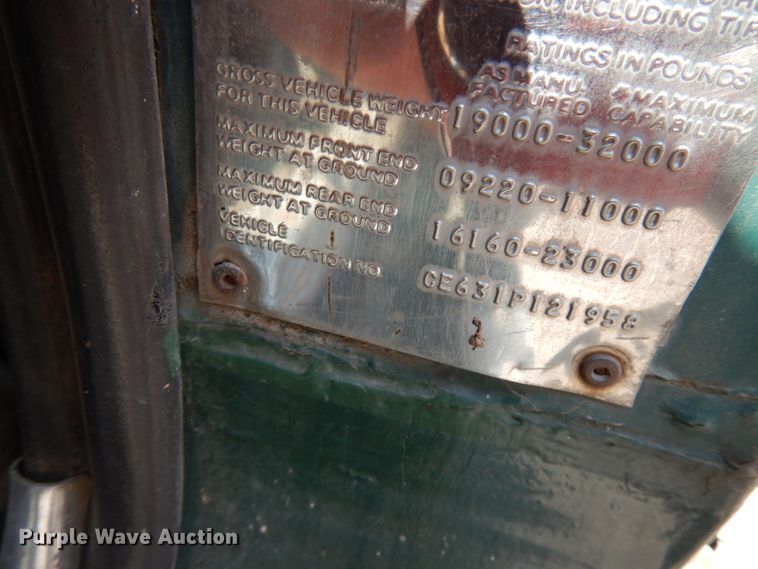 image for item DL5496 1971 Chevrolet C60  dump truck