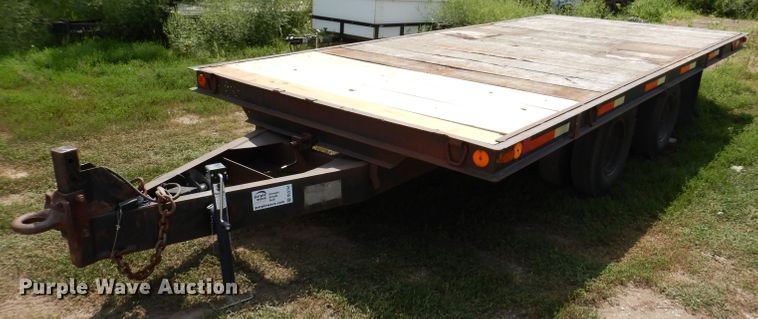 image for item DL5741 1974 Miller  tilt deck equipment trailer