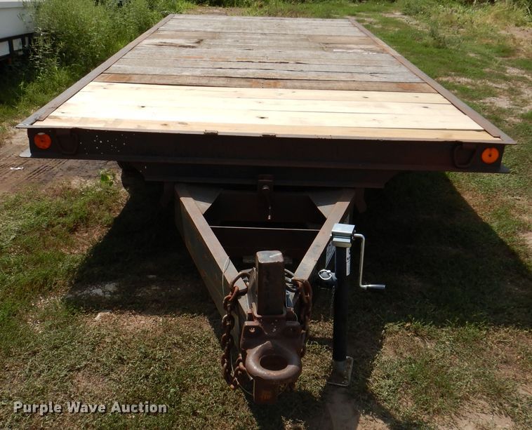 image for item DL5741 1974 Miller  tilt deck equipment trailer