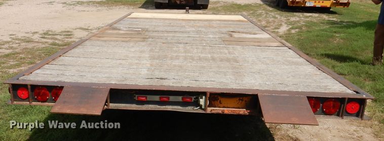 image for item DL5741 1974 Miller  tilt deck equipment trailer