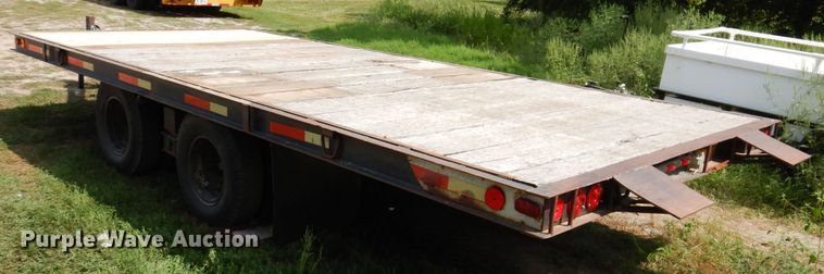 image for item DL5741 1974 Miller  tilt deck equipment trailer