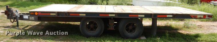 image for item DL5741 1974 Miller  tilt deck equipment trailer