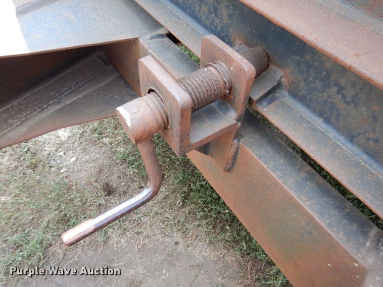 image for item DL5741 1974 Miller  tilt deck equipment trailer