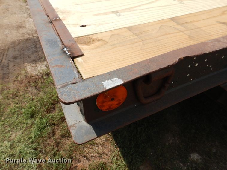 image for item DL5741 1974 Miller  tilt deck equipment trailer
