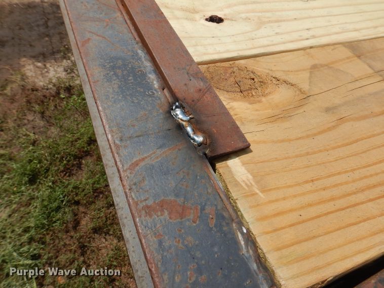 image for item DL5741 1974 Miller  tilt deck equipment trailer